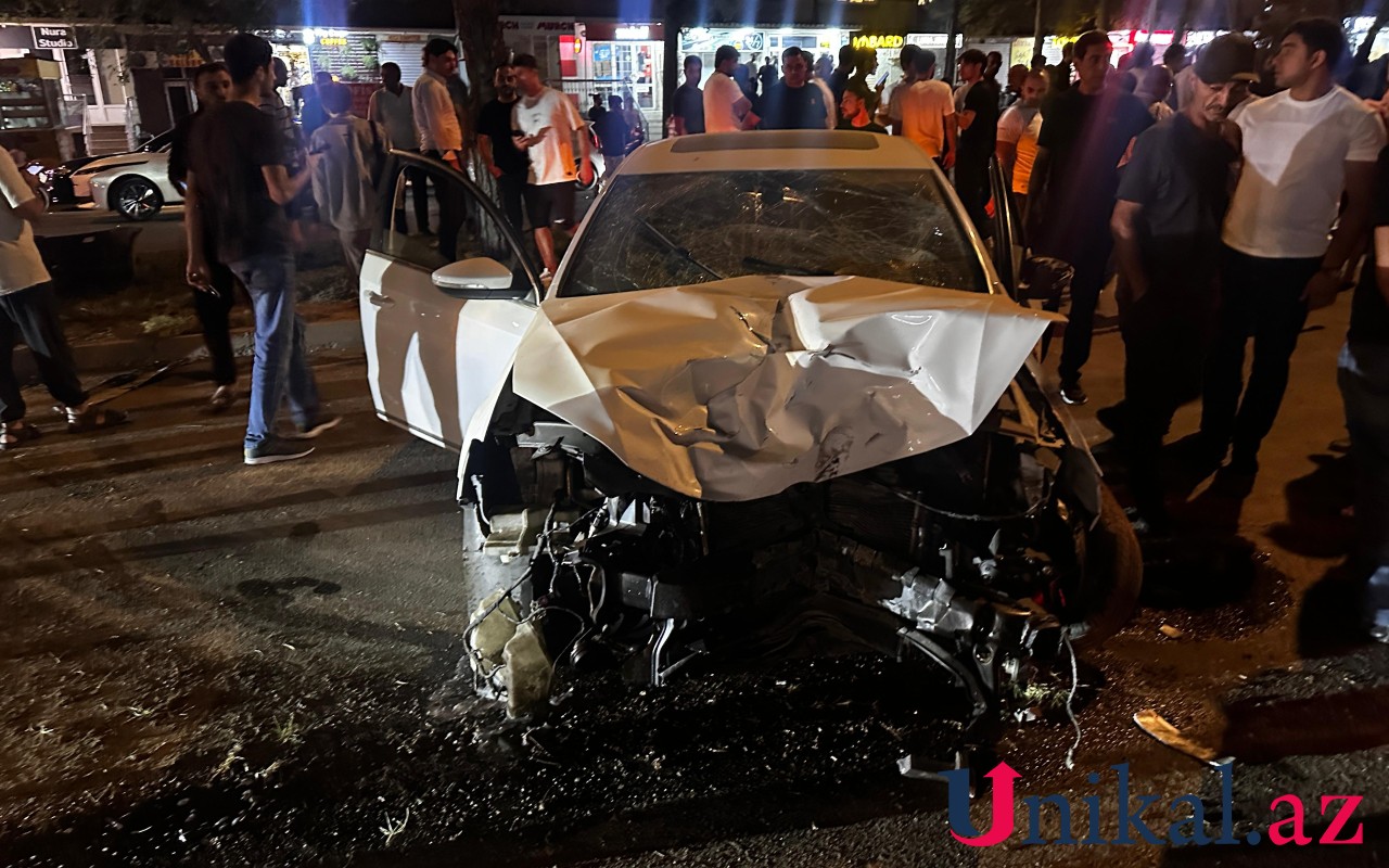 Bakıda ağır qəza oldu, ölən var- FOTO (VİDEO)